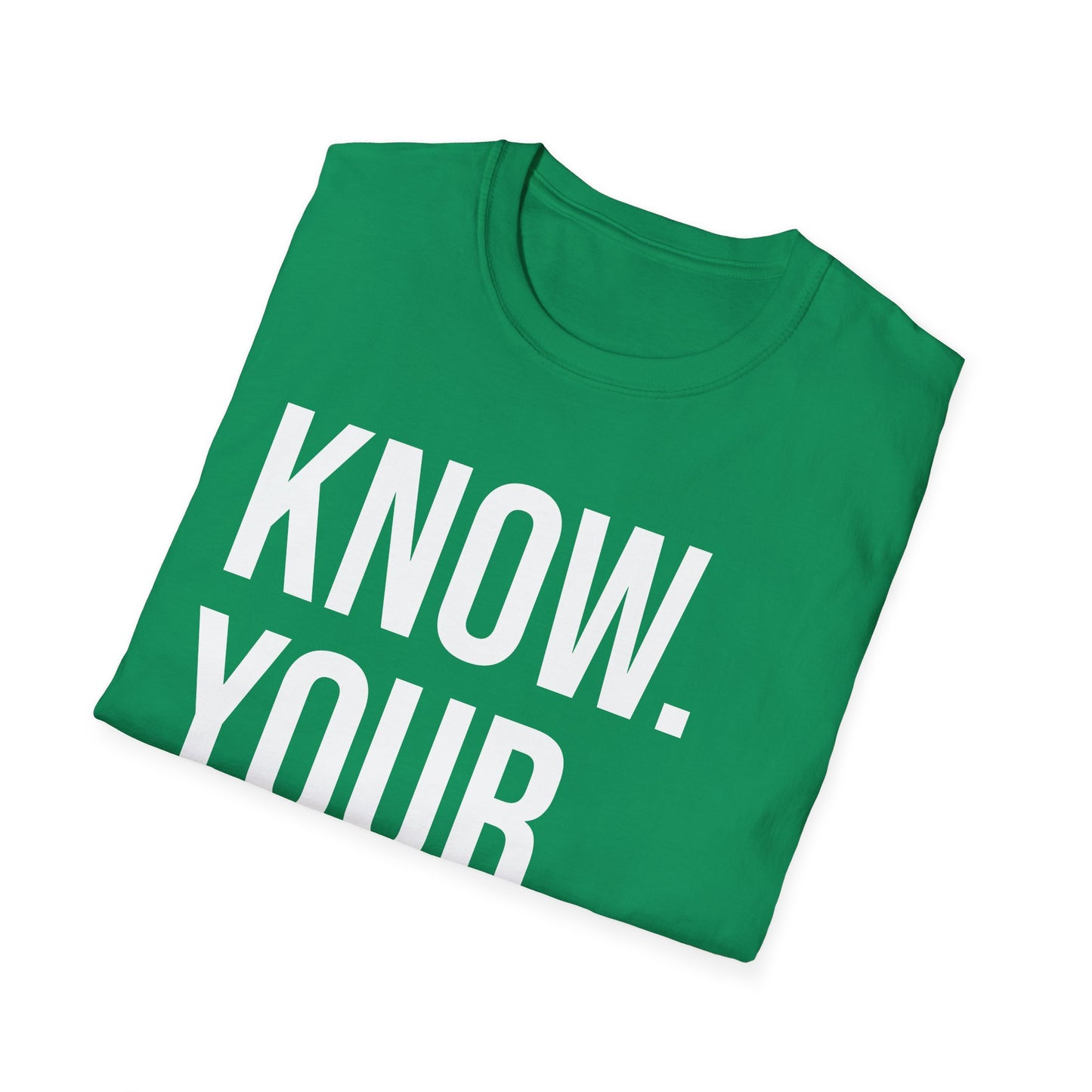 The CLASSIC Know Your Worth Tee! Perfect for Motivation, Self-Care, Gifts, Inspirational Apparel, Everyday Wear
