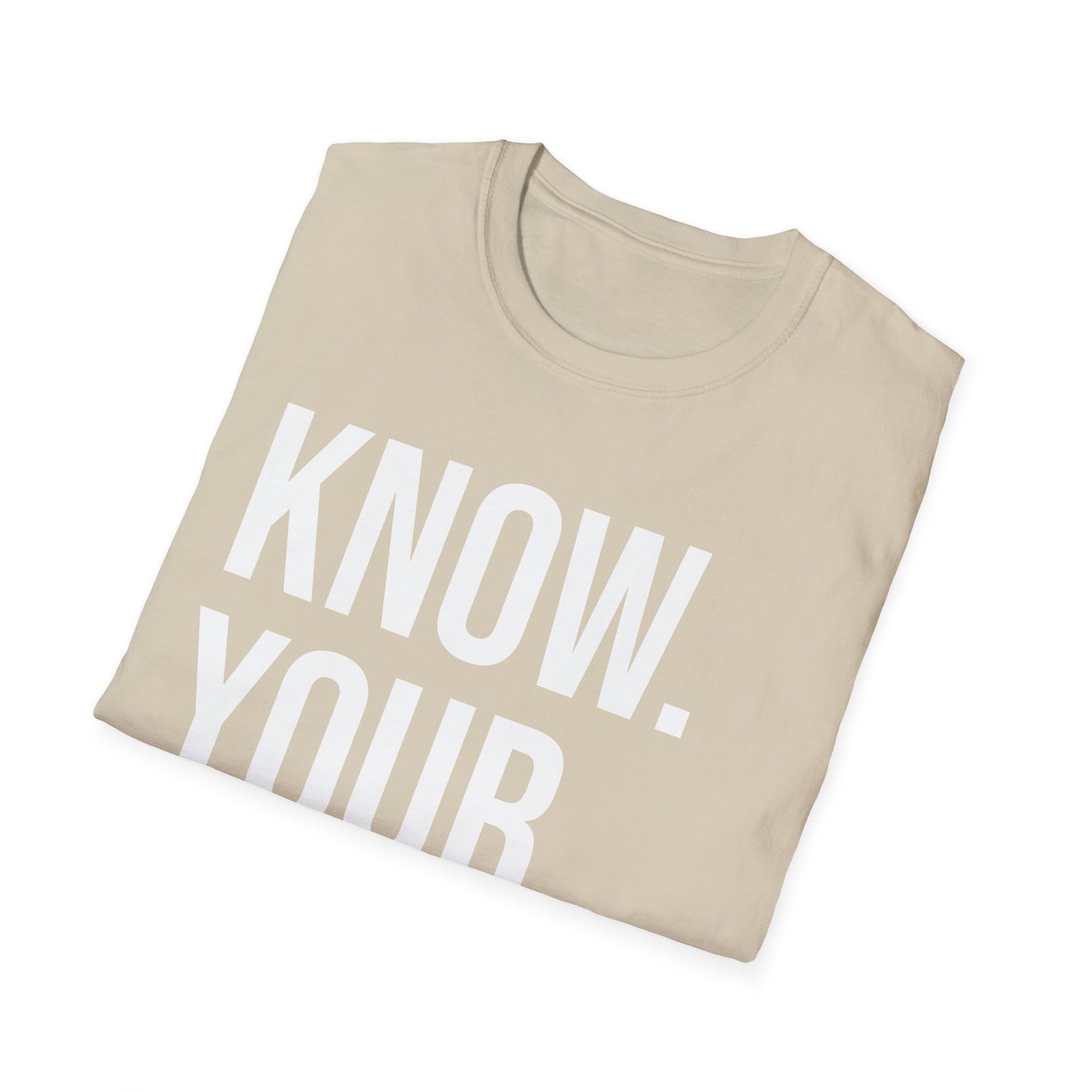 The CLASSIC Know Your Worth Tee! Perfect for Motivation, Self-Care, Gifts, Inspirational Apparel, Everyday Wear