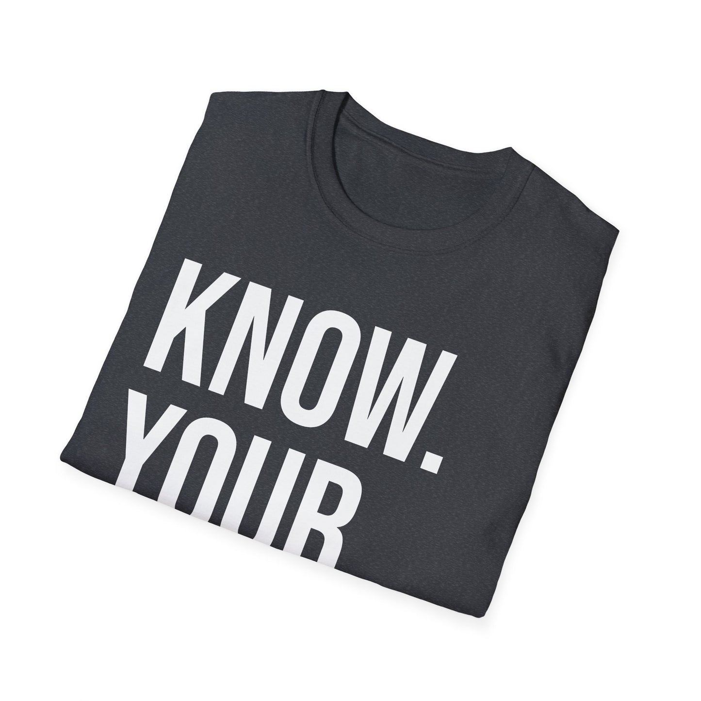 The CLASSIC Know Your Worth Tee! Perfect for Motivation, Self-Care, Gifts, Inspirational Apparel, Everyday Wear